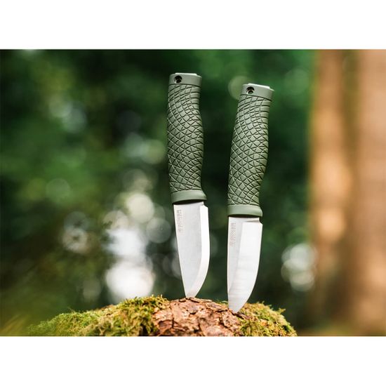 Нож Boker 121501 Bronco Mini CPM3V Green с клинком из стали CPM 3V, рукоять TPE