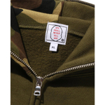 A Bathing Ape Bathing Ape Shark Pattern Hooded Zip Up Свитшот зеленый