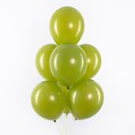 Шар (12''/30 см) Оливковый, пастель, 100 шт.