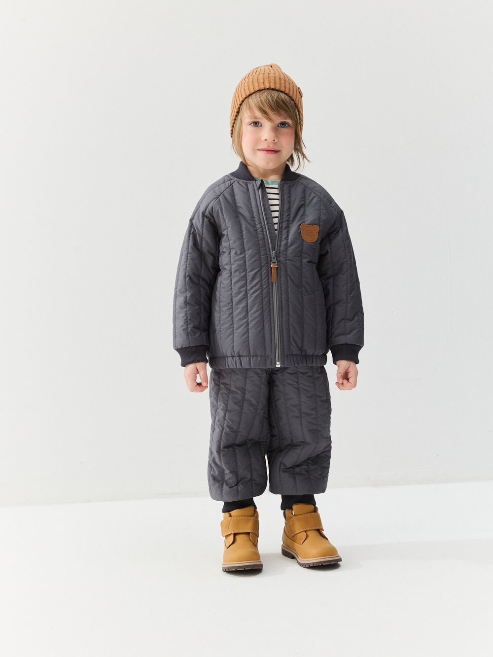 Костюм стеганый "Графит" с утеплителем 0+