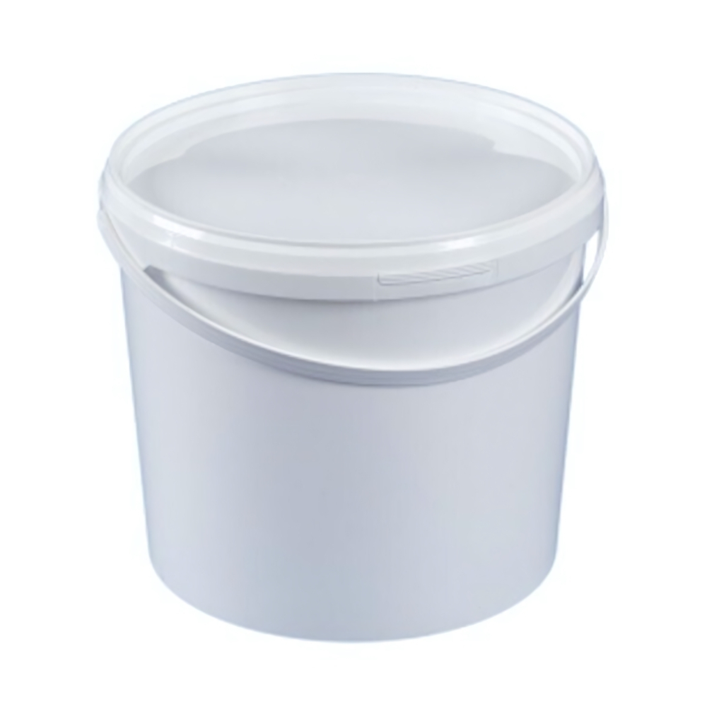 Ведро с пластиковой ручкой 11л + крышка с замком