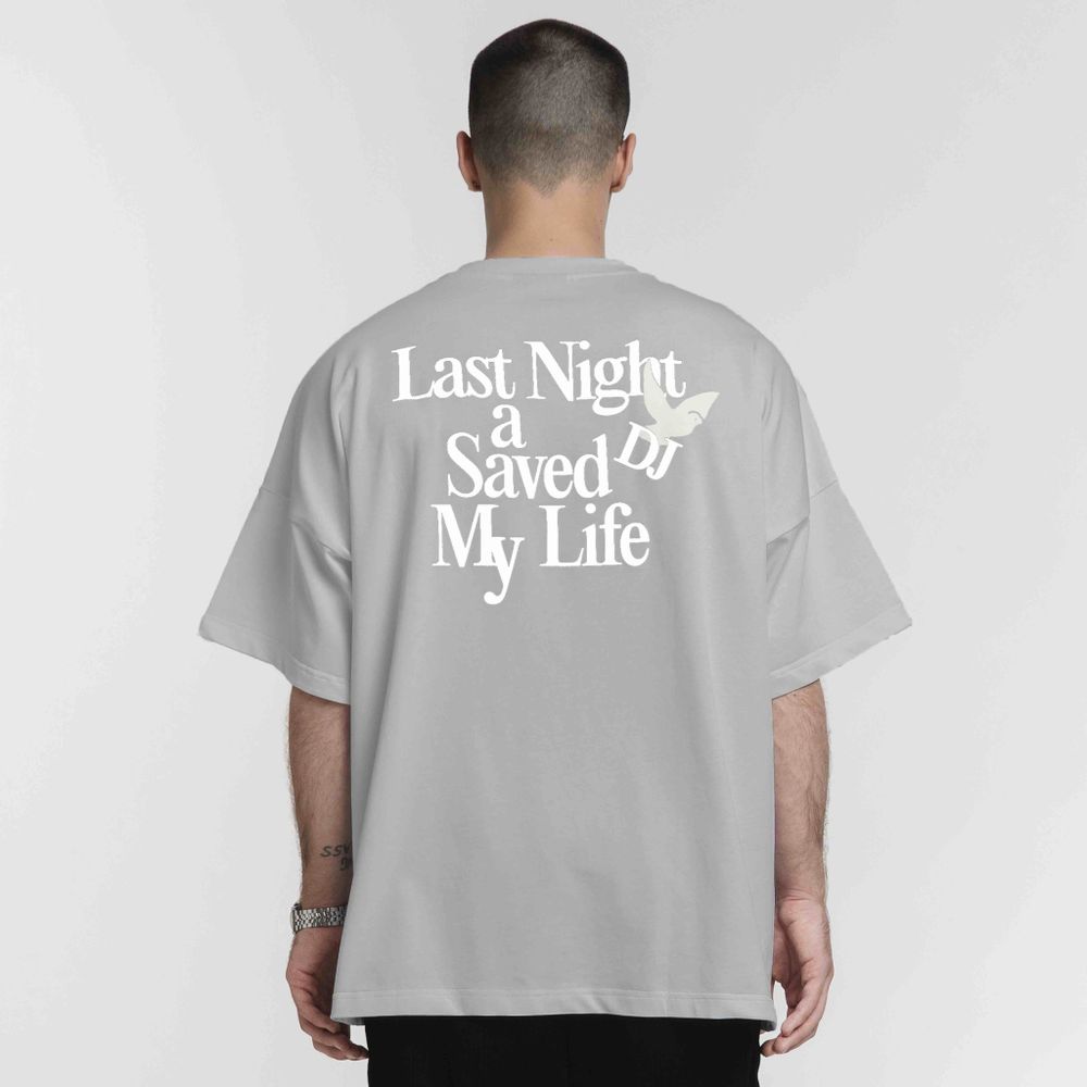 Купить Футболка Dissident Last Night DJ серая Футболка Dissident Last Night DJ серая