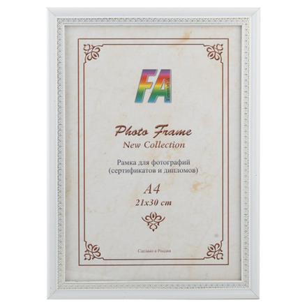 FA пластик Касабланка белый 21х30