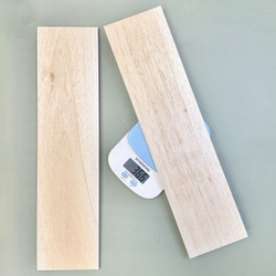 Дощечка для моделирования Бальса 10 * 40 см, толщина 5 мм (2 штуки)