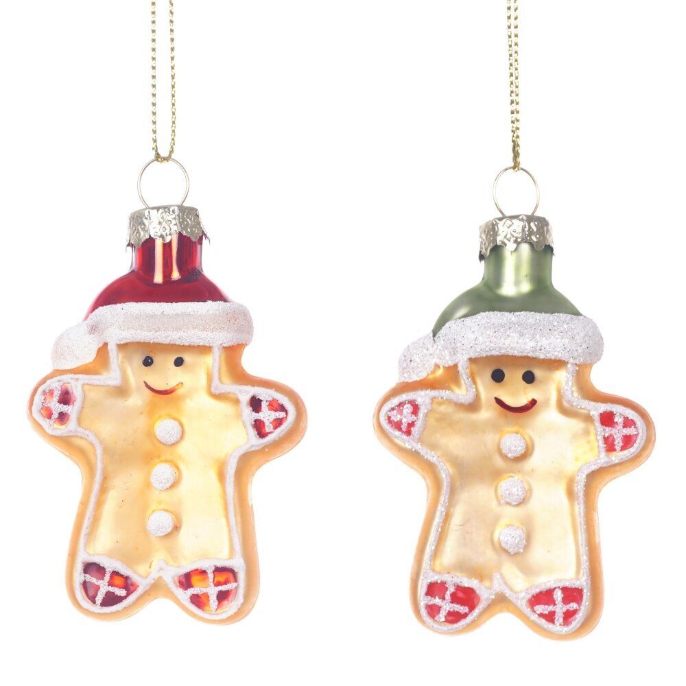 GAEM Украшение новогоднее "Пряничный человечек", L5 W2 H8 см, 2в.