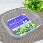 Форма для выпечки 1,1л 21*21см h5см, термостойкое стекло