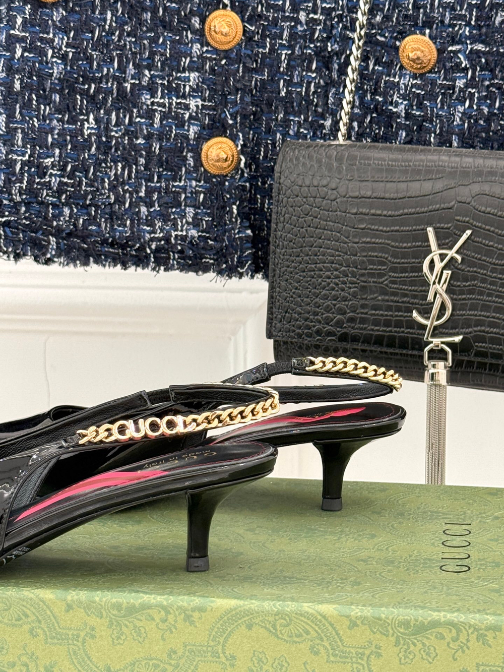 Gucci Signoria Slingback Pump 4.5 cm