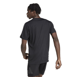Мужское теннисное поло adidas Essentials Train 3-Stripes Training T-Shirt Men - Black, White