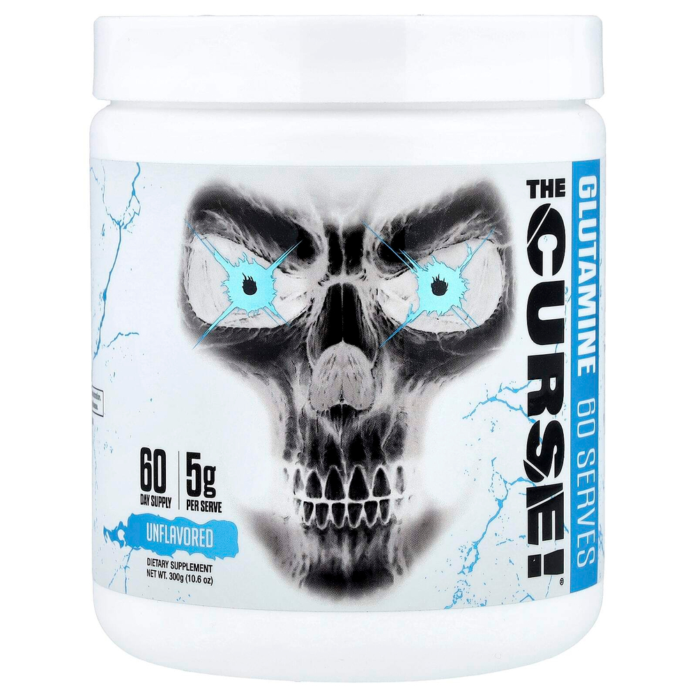 JNX Sports, The Curse, глутамин, без добавок, 300 г (10,6 унции)
