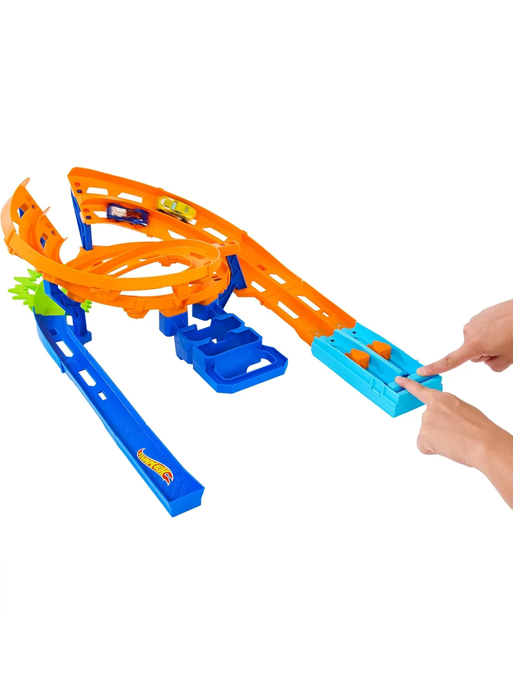 Трек Hot Wheels Гоночная петля с пусковой установкой HTK17 | Hot Wheels Action Twisted Loop | гоночный трек | 4+