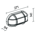 Уличный настенный светильник Outdoor O449WL-01GF1