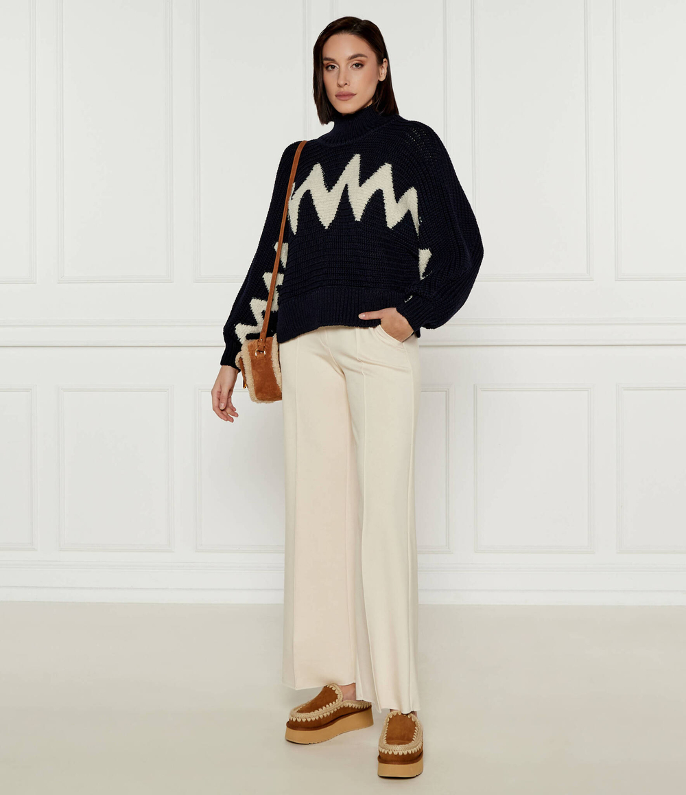 Шерстяной гольф Ba&sh - темно-синий(1H24ONDI)