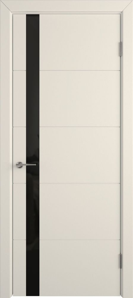 Дверь Trivia / Ivory / Black Gloss / Владимирские двери