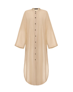 Платье-рубашка из батиста