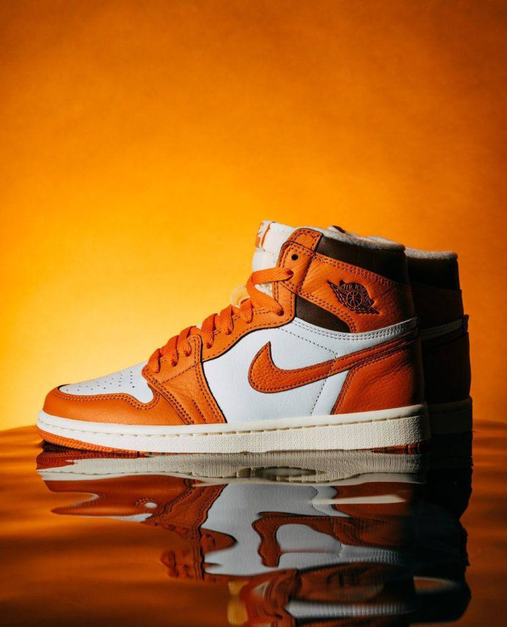 Кроссовки Nike Air Jordan 1 High Orange