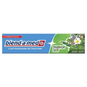 Паста зубная blend-a-med натуральный экстракт травяной сбор 100 мл