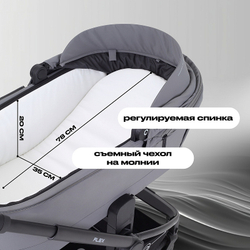 Детская коляска Rant Flex 3 в 1 RA077 Grey