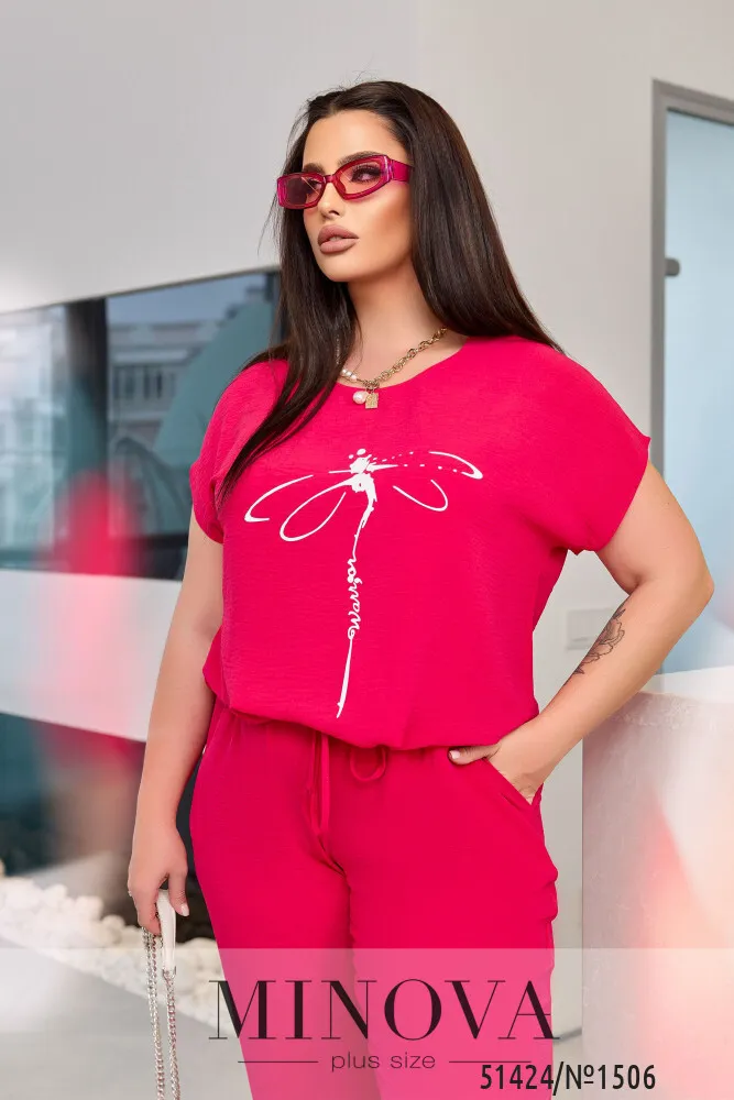 Костюм 1506-малиновый Minova
