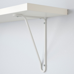 IKEA FÖRLÄGGARE  (ИКЕА ФÖРЛÄГГАРЕ)  -  Кронштейн, белый, 18x25 см