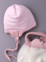 Шапка для девочки зимняя вязаная и шарф
