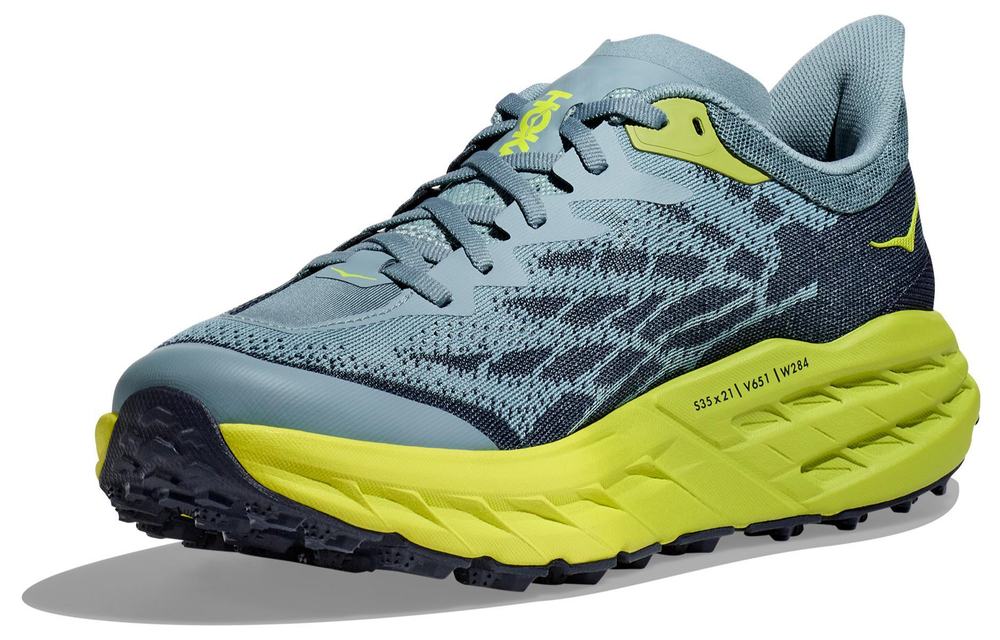 HOKA ONE ONE Speedgoat 5 casual all-match comfortable shock absorption non-slip wear-resistant low-cut casual running shoes men's green gray