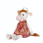 Коровка Глаша в Коралловом Платье, 23см