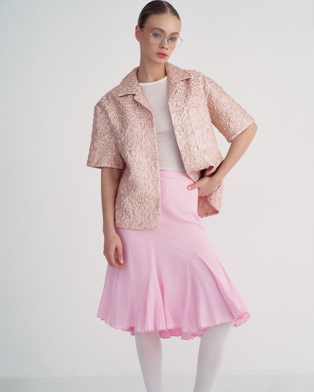 Leopard pink shirt