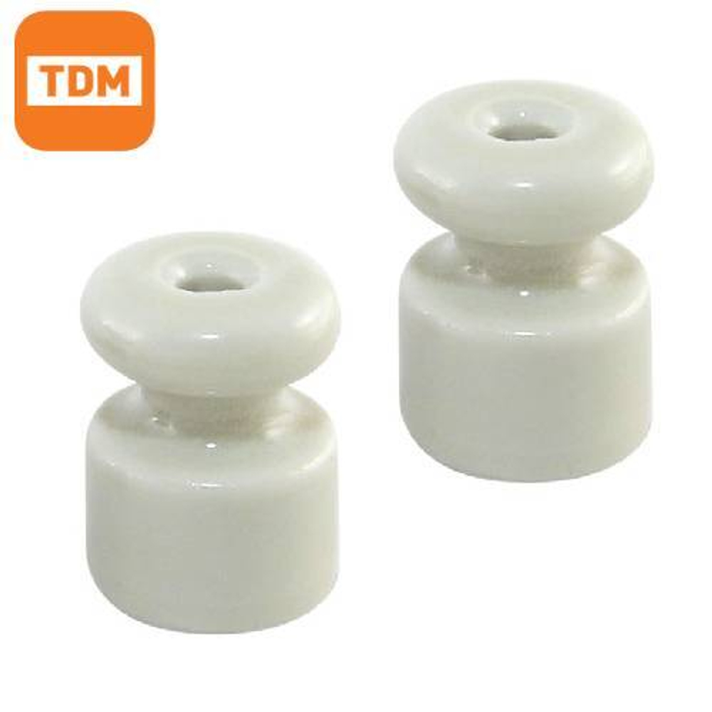 Изолятор керамический (белый) TDM SQ2802-0007