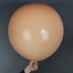 Шар (36''/91 см) Бежевый, пастель ретро, 1 шт.