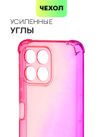 Чехол BROSCORP для Honor X6;Honor X8 5G (арт. HW-HX6-HARD-TPU-PINK-PURPLE)