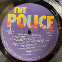 Винтажная виниловая пластинка LP The Police Zenyatta Mondatta (Japan 1980) (Obi) Shadows In The Rain