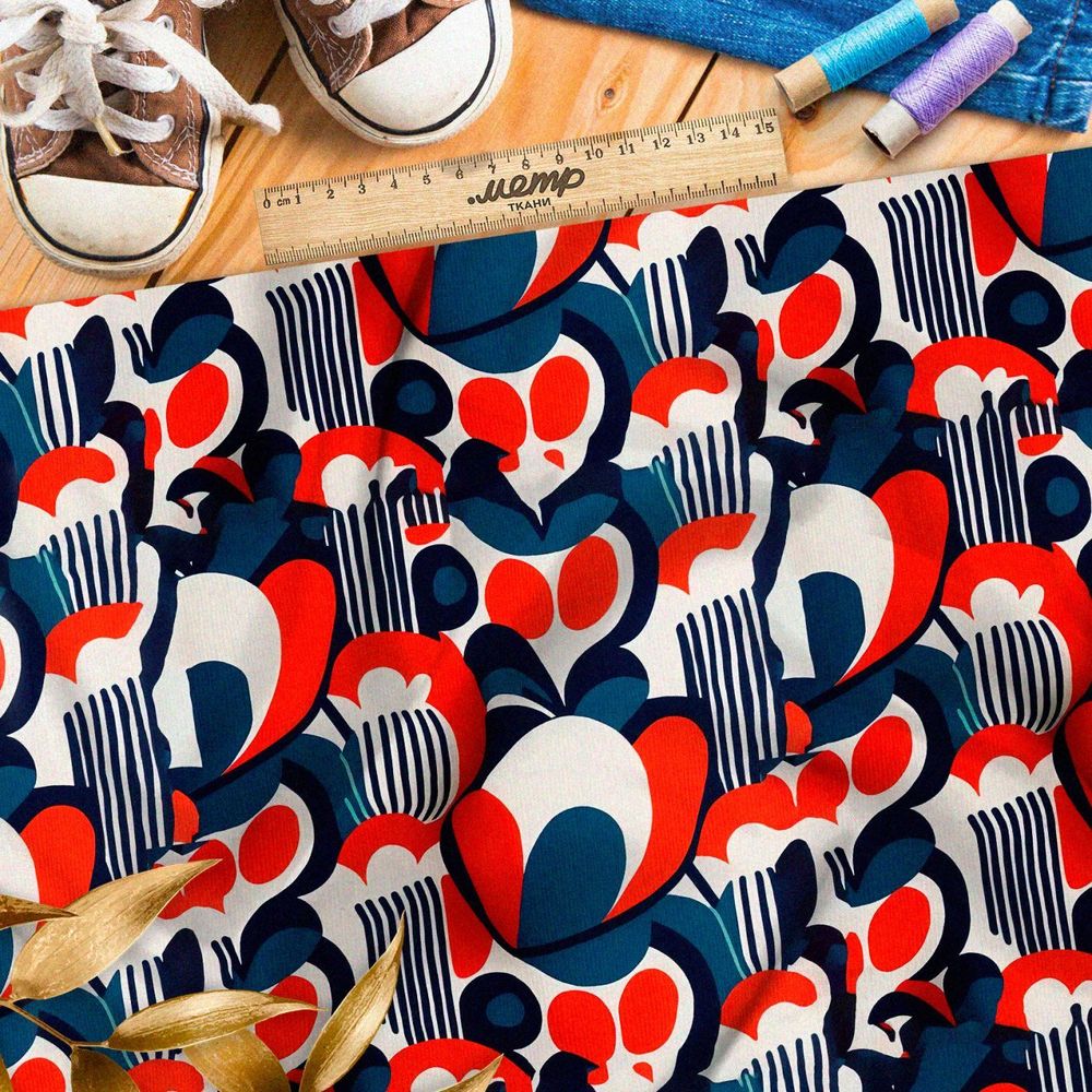 Ткань премиум флис тайные переплеты