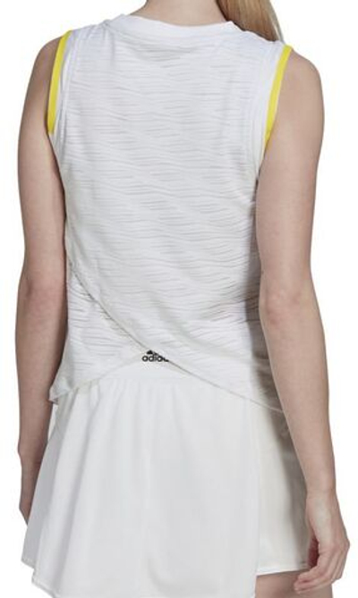 Женский топ теннисный Adidas London Match Tank Top - white