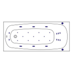 Акриловая ванна Excellent Layla Ultra 180x80 WAEX.LAY18.ULTRA