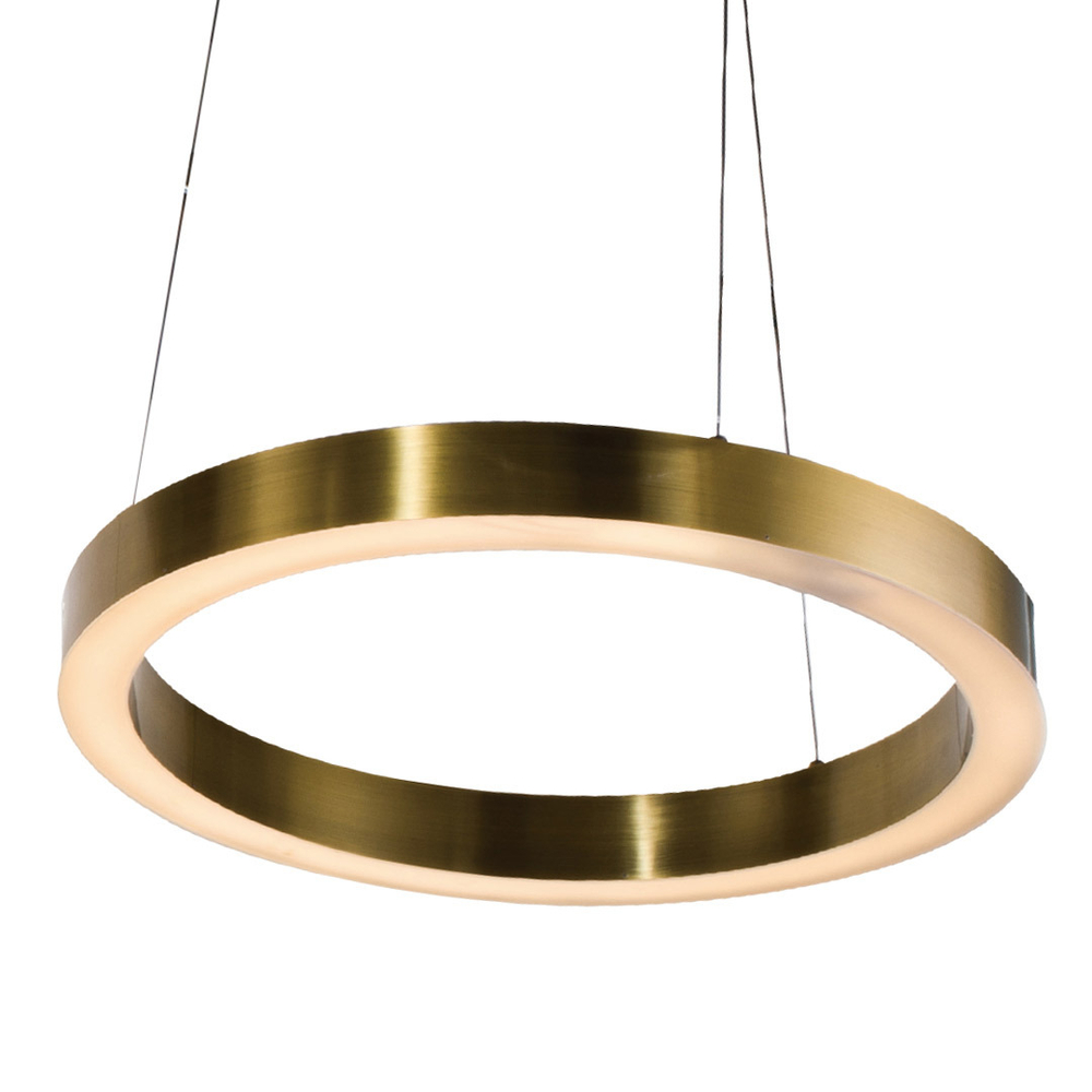 Подвесной светильник Cloyd RAUNDS P1 / Ø80 см - латунь (арт.10254)