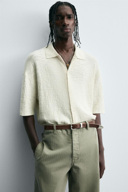 ZARA КОЖАНЫЙ РЕМЕНЬ С ЭФФЕКТОМ VINTAGE, КАШТАНОВЫЙ