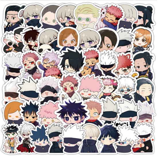 Набор стикеров Магическая битва 76 шт. №174