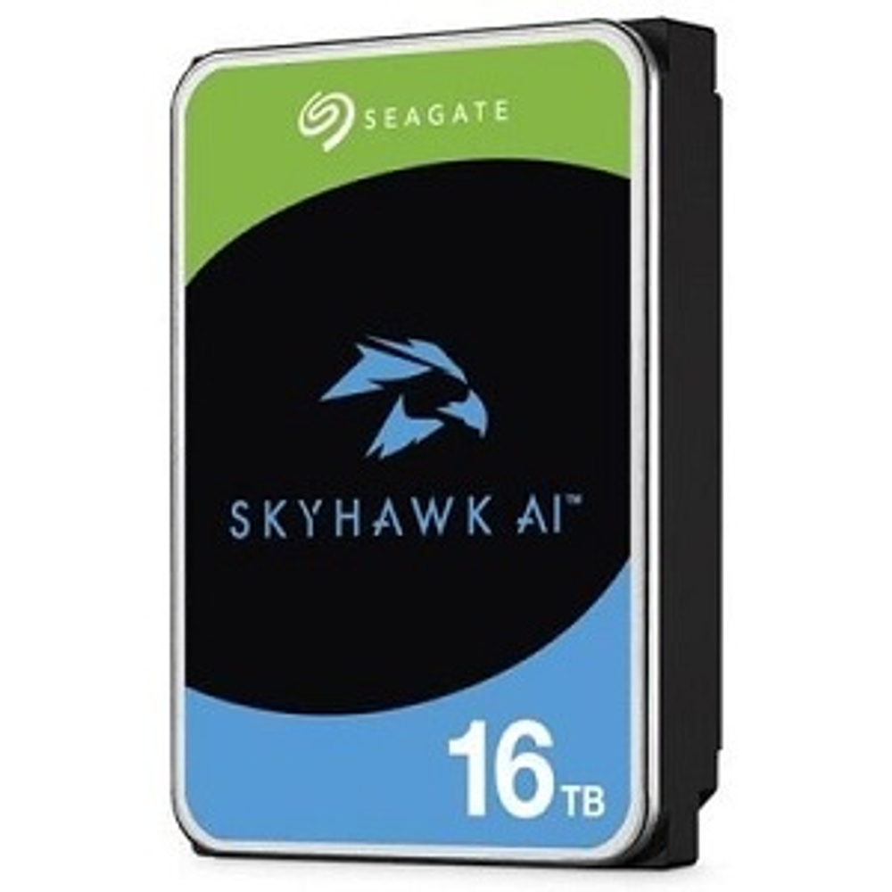 Жесткий диск HDD 16Tb Seagate, SATA-III, 256Mb, 7200rpm, SkyHawk AI Surveillance (ST16000VE002)