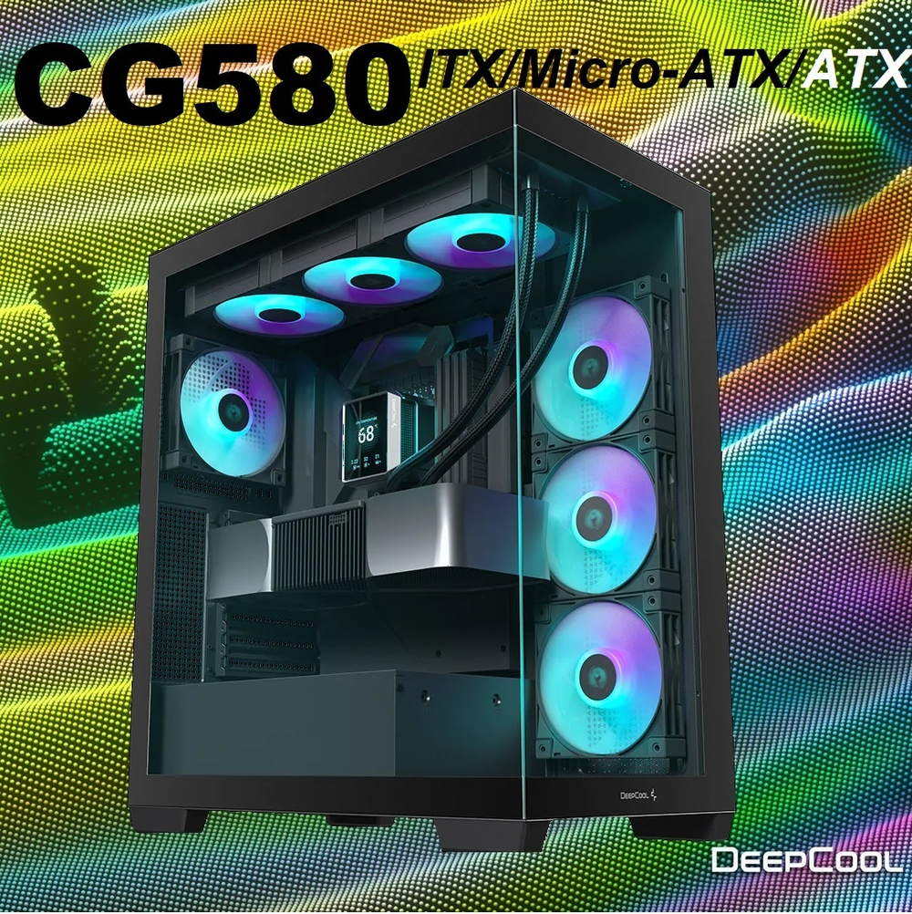 Корпус Deepcool R-CG580-BKNDA0-G-1 черный
