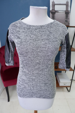 Джемпер комбинированный 42 размер