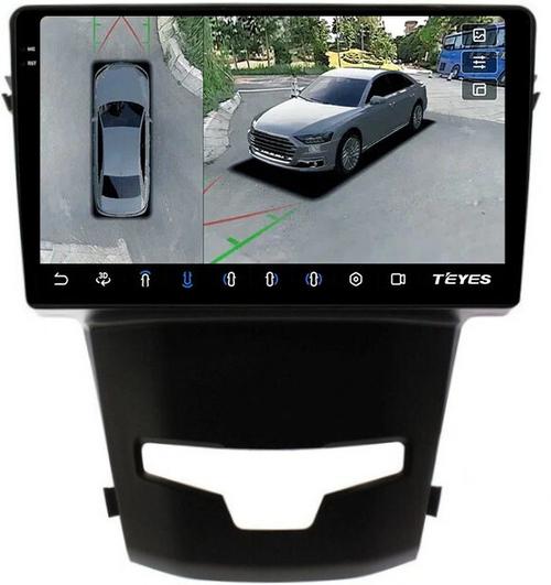 Магнитола для SsangYong Actyon 2 2013-2021 - Teyes CC3-2K-360 на Android 10, Быстрая, 2K QLED, CarPlay, 4G SIM-слот, 4 камеры в комплекте