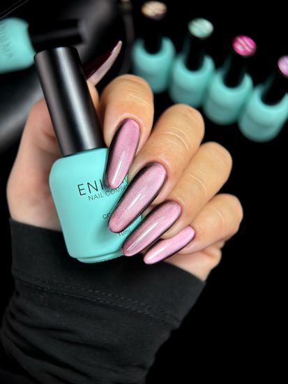 Гель-лак с эффектом кошачий глаз ENIGMANIC AURA silk cat 10 мл. #05