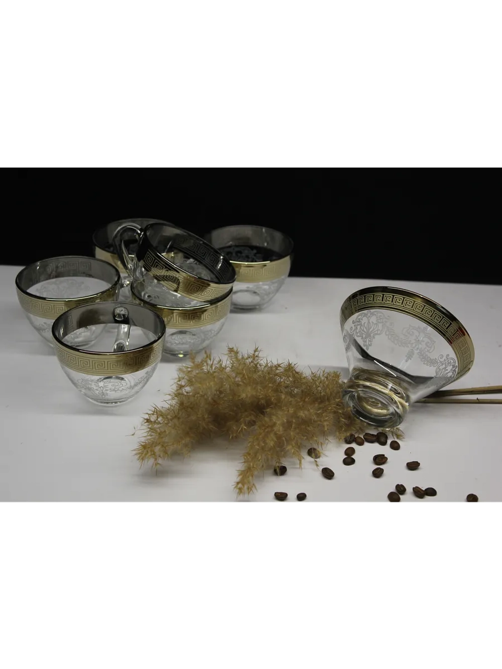 Чайный сервиз с креманкой "Барокко"