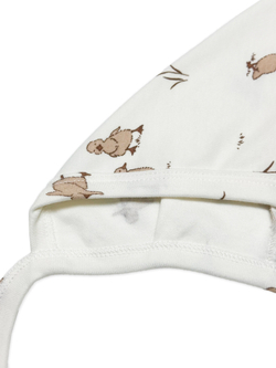 Чепчик Гномик Утята Экрю RinaAmari