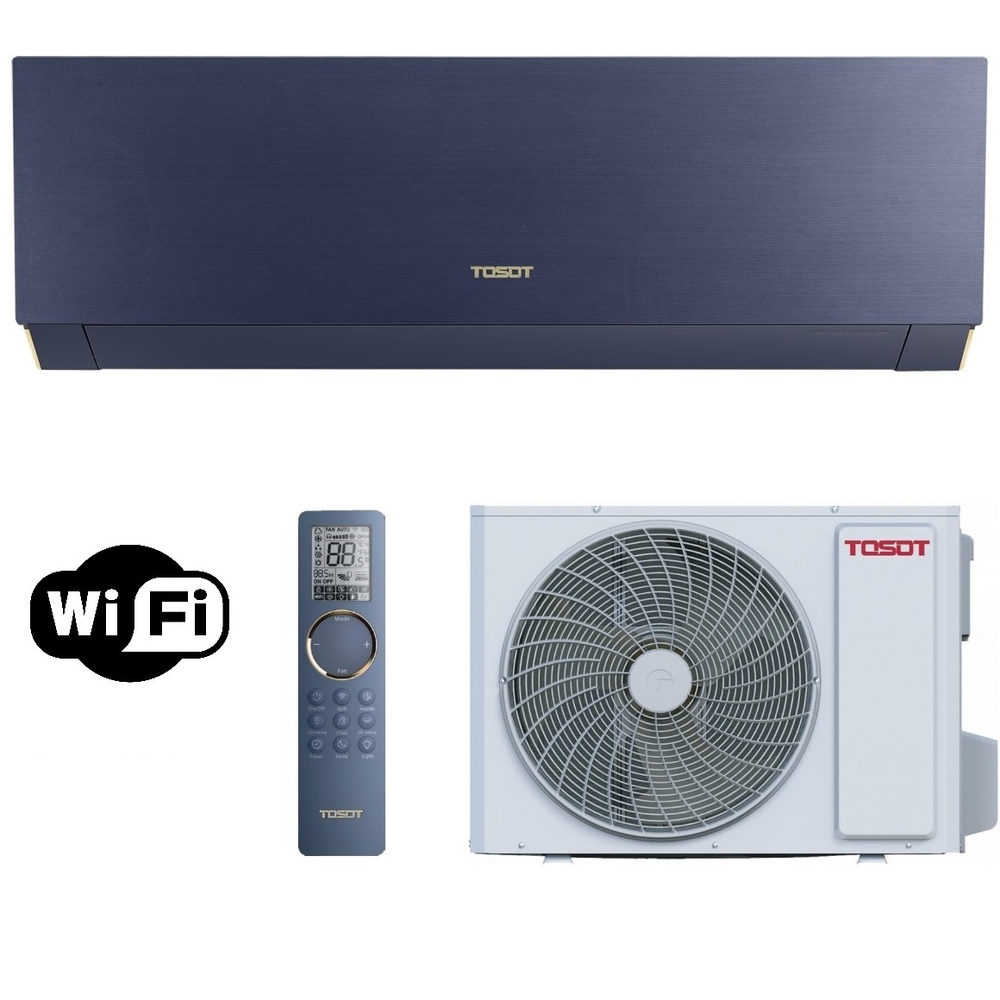 Сплит-система (тепловой насос) инверторного типа Tosot Clivia Deluxe Full DC Inverter + Wi-Fi модуль