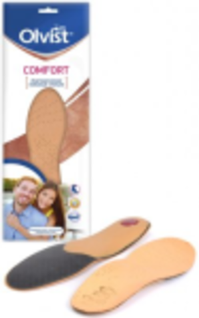 Стельки продольно-поперечные Olvist COMFORT кожаные