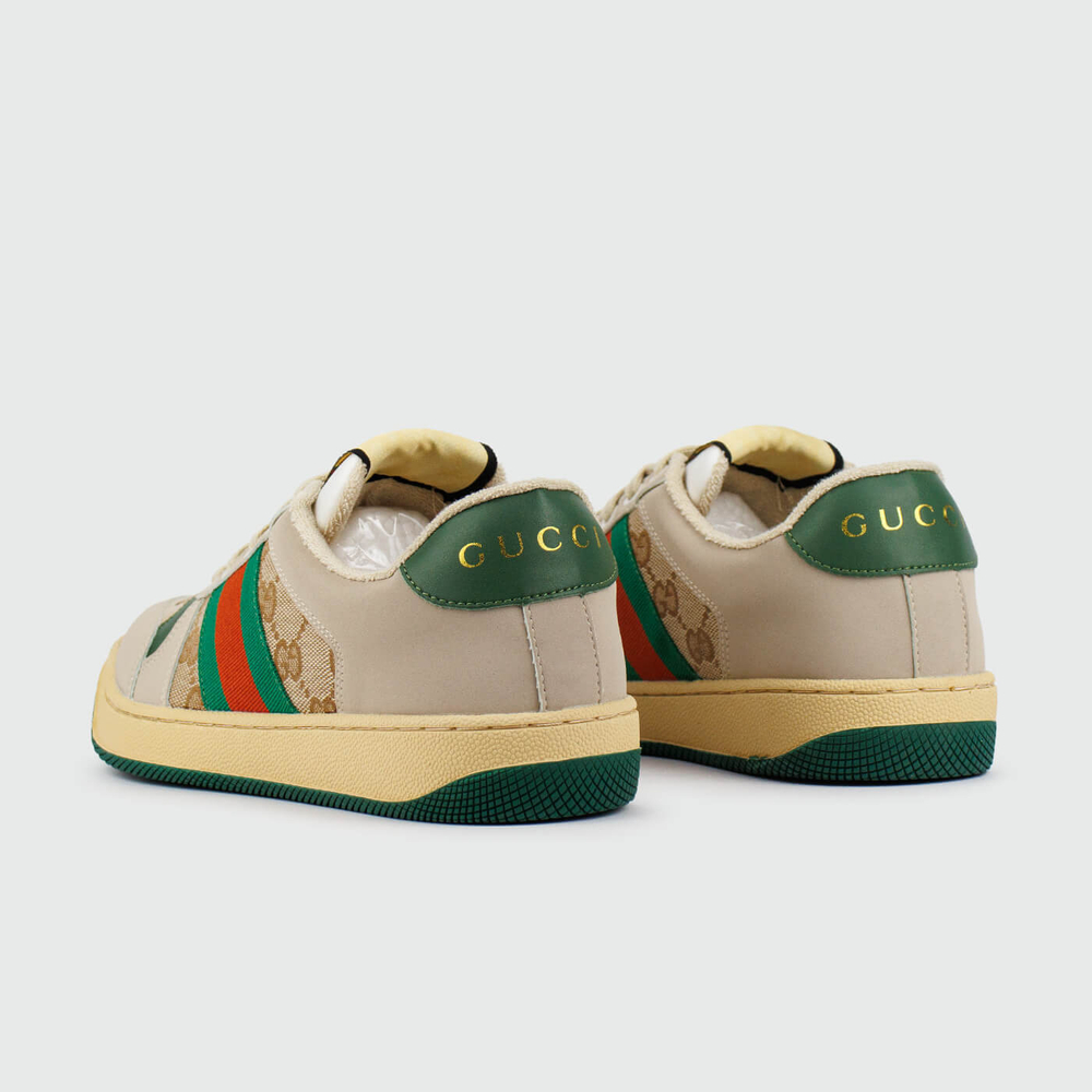 Кроссовки GUCCI Screener Canvas Green