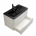 Тумба с раковиной BelBagno ACQUA 100 подвесная Rovere Vintage Bianco