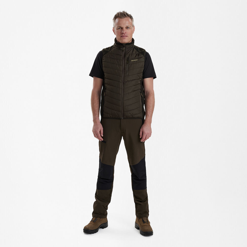 Жилет Deerhunter Moor Padded with knit (571 Brown Leaf)