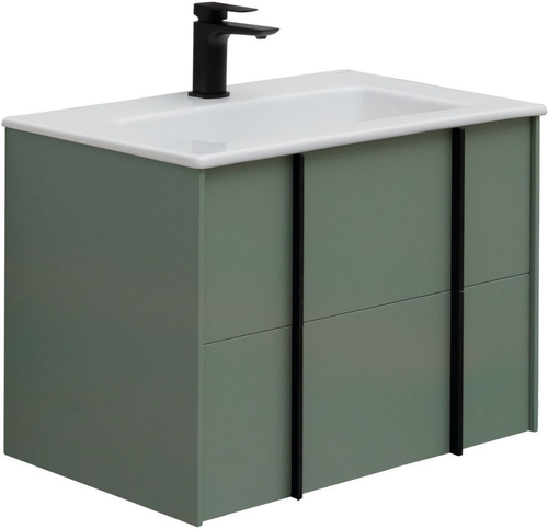 Тумба с раковиной Allen Brau Reality 70 см 1.32004.CGM олива матовый